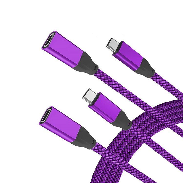 3.2 USB C Extension Cable-Purple